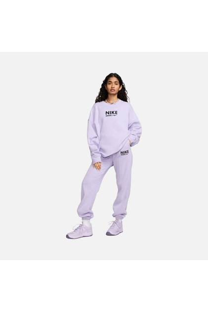 Sportswear Gel Fleece FW24 Kadın polarlı mor Eşofman Altı hm4319-515
