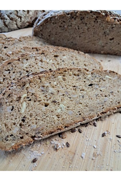 Alman Ganzkorn 3-Kornbrot - Taneli Çavdar Ekmeği 850 g