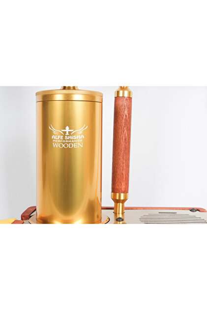 ALFE SHİSHA Wooden Çelik Nargile Takımı - Fiyatı, Yorumları