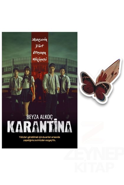 Karantina Film Özel Baskı(CİLTLİ)Özel Tasarım Kelebek Ayraç Hediye