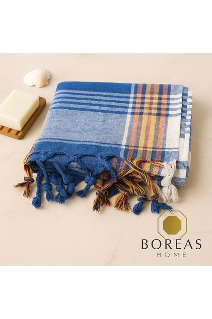 Classic Cotton Hammam Peshtemal 80X170 cm Blue