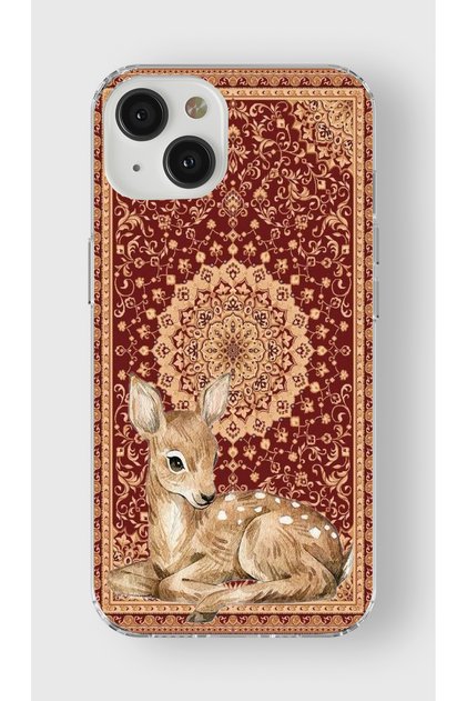 Iphone 13 Uyumlu Ceylan Tasarımlı Baskılı Şeffaf Telefon Kılıfı