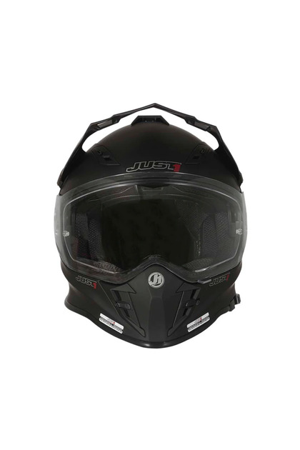 Just1 J34 Pro Outerspace Mat Siyah Güneş Vizörlü Cross Kask