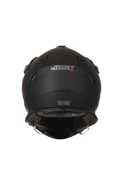 Just1 J34 Pro Outerspace Mat Siyah Güneş Vizörlü Cross Kask