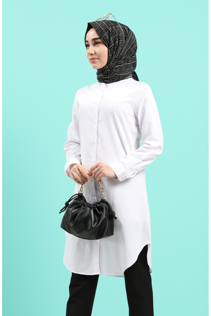 Judge Collar Tunic 6475-09 White