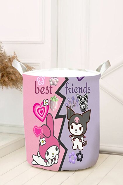 dekomingo BEST FRİENDS KUROMİ MY MELODY OYUNCAK SEPETi VE ODA