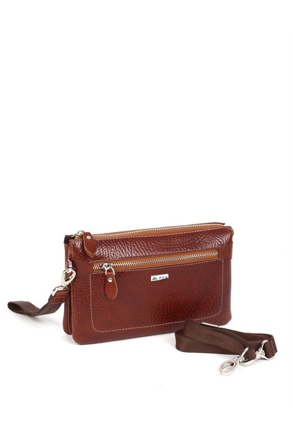Leather Tan Hand and Shoulder Bag 364 63