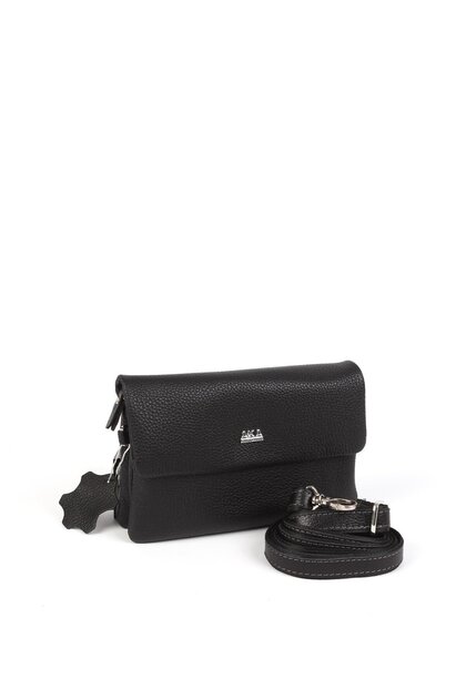 Leather Black Hand and Shoulder Bag 337 2