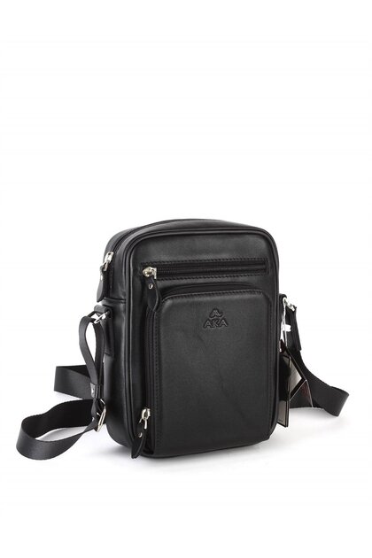 Leather Black Shoulder Bag 328 1