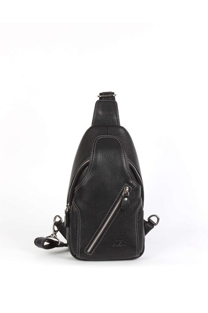 Leather Black Crossbody Bag 313 2