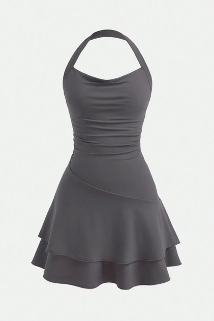 Halter Neck Mini Dress