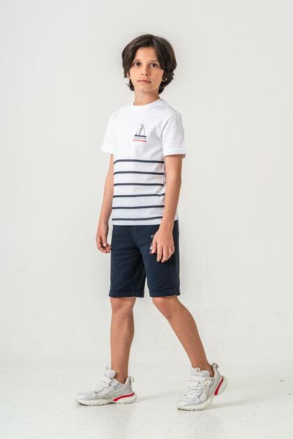 Adventure Printed Boys Shorts - T-Shirt Set