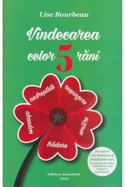 Vindecarea celor 5 rani: respingere, tradare, umilire, nedreptate, abandon, Lise Bourbeau
