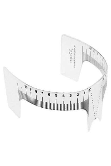 Eyebrow Measurement Ruler