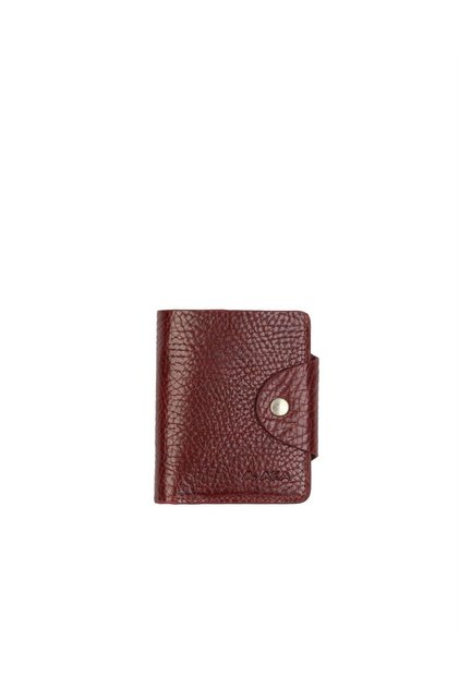 Leather Claret Red Card Holder Wallet 057 70
