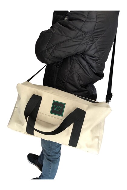 Beige Color Fit Sports Bag Luggage Waterproof Hidden Zipper