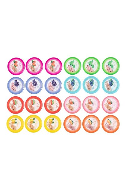 Nail polish remover set, 24 pieces, multi-colored