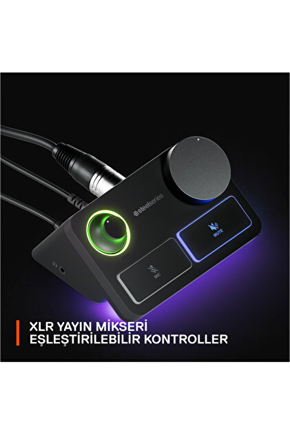 SteelSeries Alias Pro XLR Gaming Mikrofon Ve Stream Mixer - Fiyatı