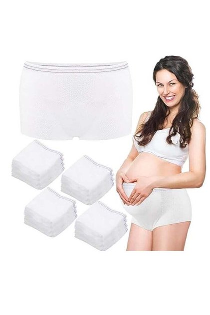 DUNISO 8 Counts Mesh Postpartum Underwear Disposable Panties