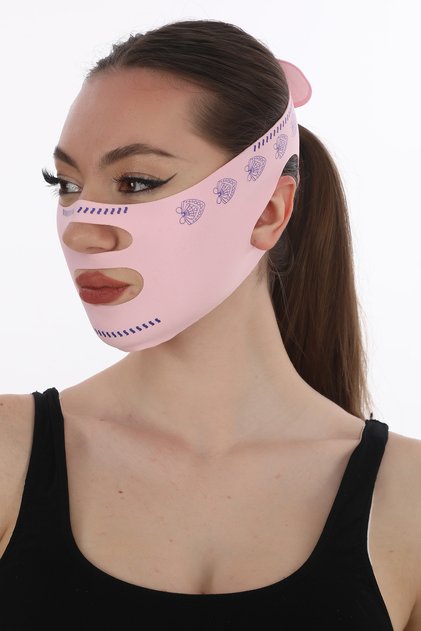 Facial Corset Chin Double Chin Retractor Jaw Neck Band Facial Liposuction Breathable Facial Lifting Belt