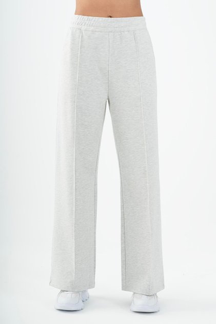 Regular Women's Flared Ecru Sweatpants