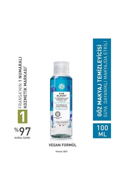Çift Fazlı Göz Makyaj Temizleyici - Tüm Ciltler / Pur Bleuet 100 ml
