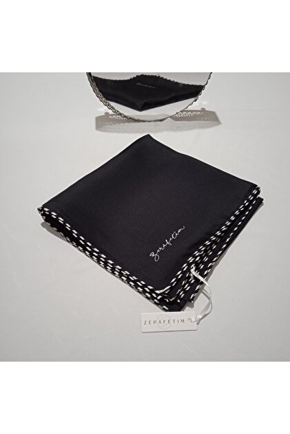 Zerafetim Twill Ipek Düz Siyah Eşarp - Fiyatı, Yorumları