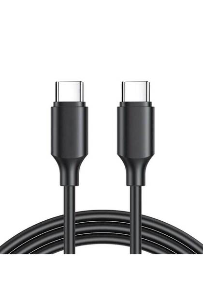 Cablu USB C - USB C 100W PD, încărcare rapidă, 1.5M Negru, ElectroAZ