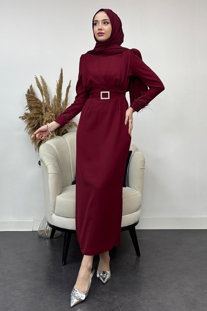 burgundy with gold prom dresses Burgundy Lace Gold Jersey V-neck Made-to-Order Mermaid Prom Dress