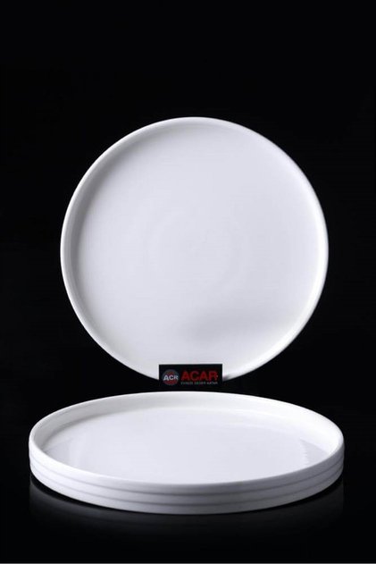 Porselen Yuvarlak Tabak - 18 Cm