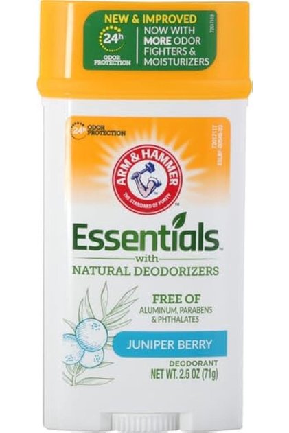 Arm & Hammer Essentials Natural Deodorant, Clean, 2.5 oz (71 g)