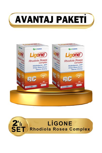 Rhodiola Rosea Complex 30 Bitkisel Kapsül 2li ( Avantajlı Paket )