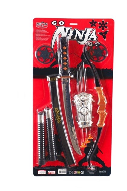 BambaPaw Ninja Ok Ve Kılıç Seti Ninja Kılıç Oyuncak Seti Oyuncak