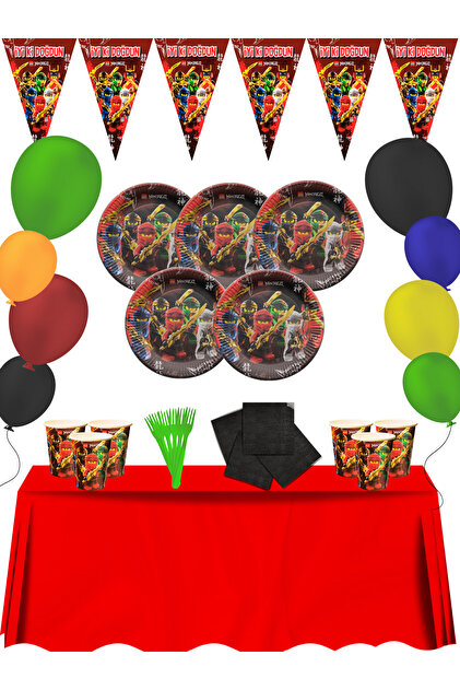 snowparty Ninjago Yapı Oyuncak 16 Kişilik Doğum Günü Parti