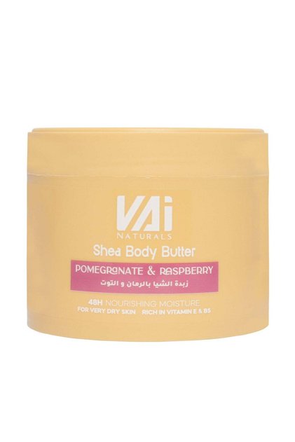 Shea Body Butter – Pomegranate & Raspberry, 300ml | 48H Deep Hydration & Nourishment