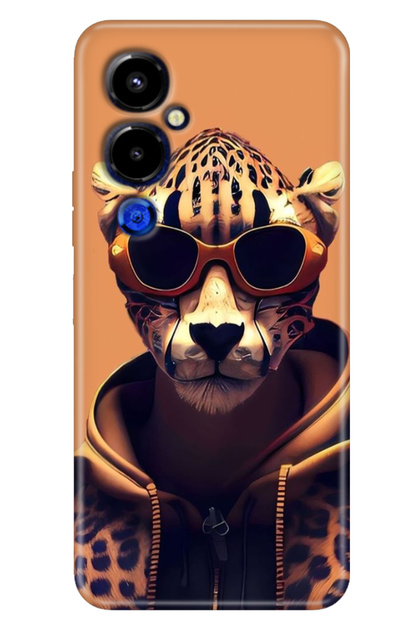 Tecno Pova 4 Pro Case Colorful Themed Patterned Tpu Pova 4 Pro Silicone Tiger