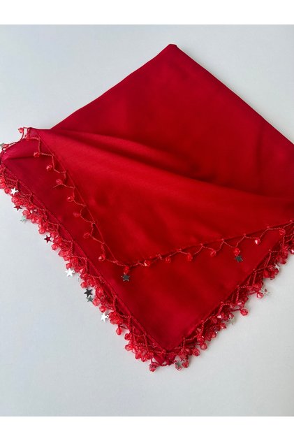Handcrafted Handcrafted Edge Beaded Writing Cheesecloth Yemeni Dowry Gift