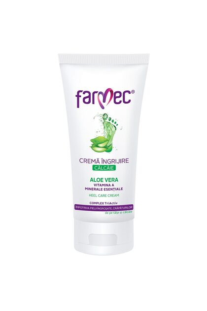 Cremă pentru Îngrijirea Călcâielor cu Aloe Vera, 100 ml