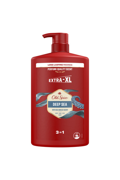Gel de dus si sampon 3 in 1 Old Spice Deep Sea pentru corp