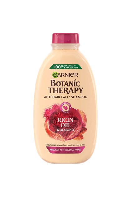 Sampon Garnier Botanic Therapy Ricin Oil & Almond pentru par fragil cu tendinta de cadere, 400 ml