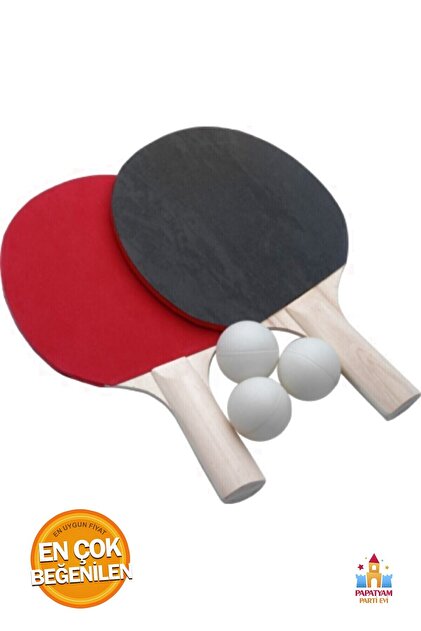 Set De Ping-pong Delta 5 Pièces – 2 Raquettes + 3 Balles – Neuf