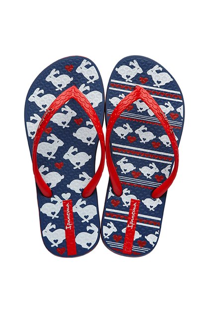 Unique Ii Children's Flip Flops Blue Red 25/36
