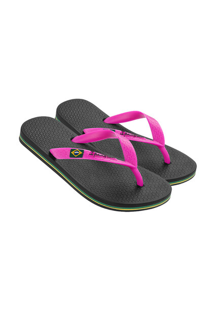 Cls Brasil Ii Children's Black Flip Flops - 25/34