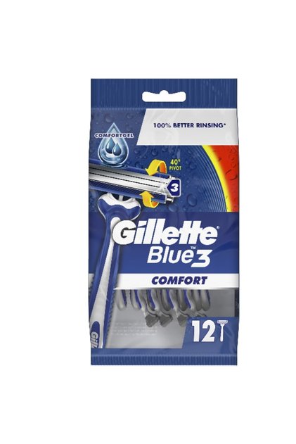 Aparat De Ras De Unica Folosinta Blue3, 12 Buc