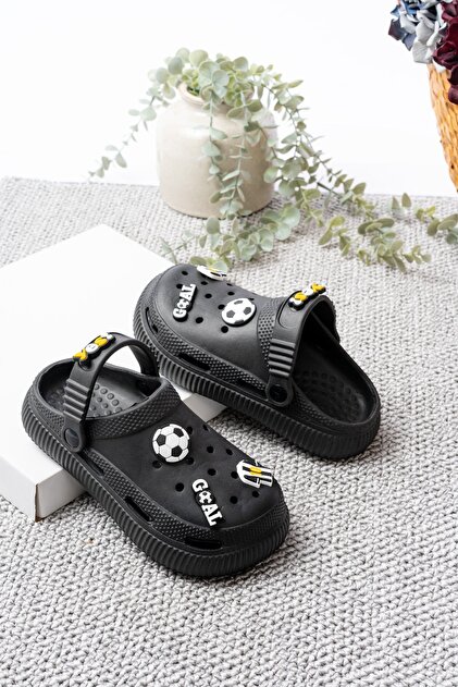 Unisex Children's Figured Sticker Sandals-Slippers