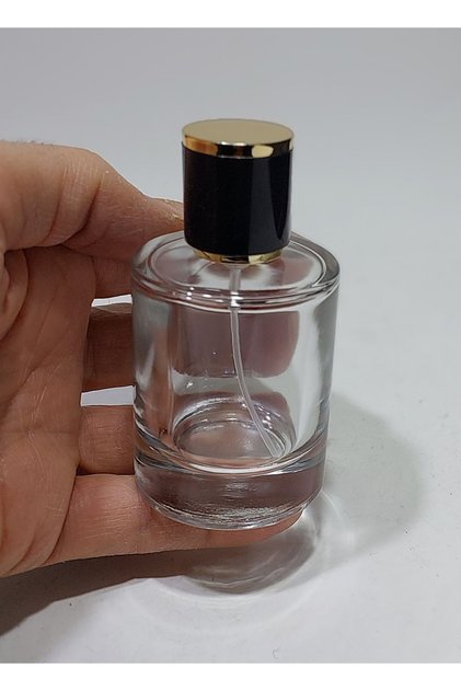 Cam Sprey Kolonya Parfüm Şişesi 50 ml -Boş Şişe 10 Adet polo gold renk sprey kolay kapama