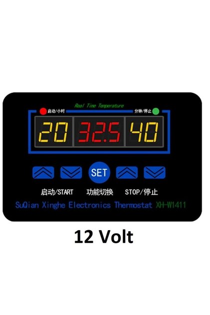 Xh-w1411 12v-10a Isı Termostat Ve Zamanlayıcı Kontrolörü