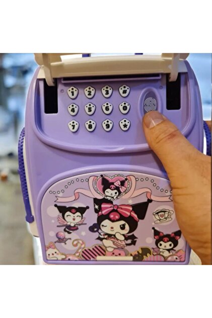 gifttime Kuromi Parmak İzi İle Çalişan Şifreli Otomatik Kağıt Para