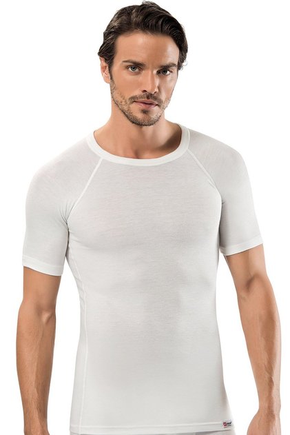 Erdem Ecru Thermal Underwear Half Sleeve Undershirt 1481
