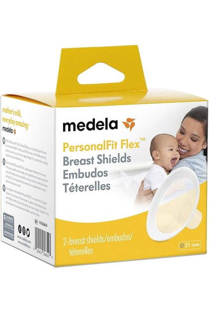 - NEW PersonalFit Flex Breast Shield (Pack of 2) - Medium